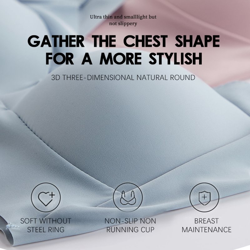 Plus Size Seamless Push Up Wireless Bras