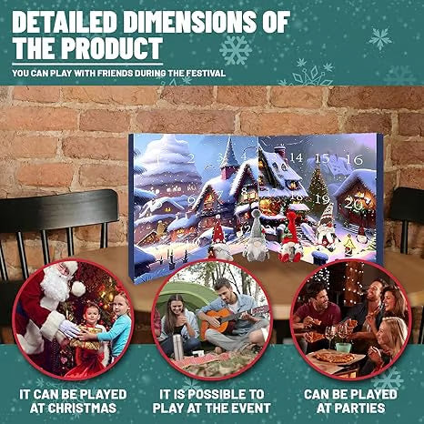 🎅Christmas Gnome Countdown Calendar 2025