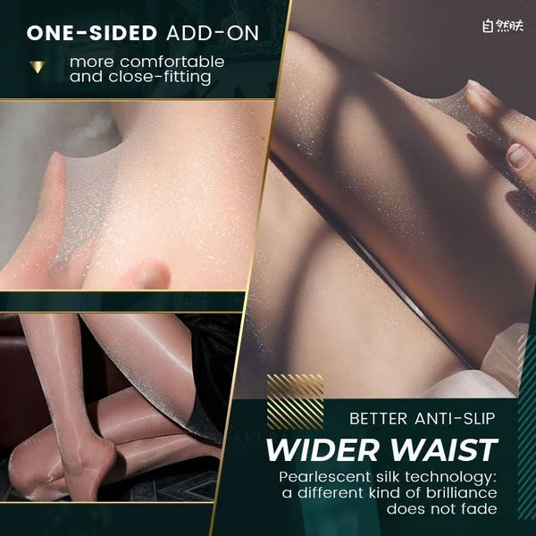 🔥Pearlescent Silk Stockings Sexy Nylon Pantyhose