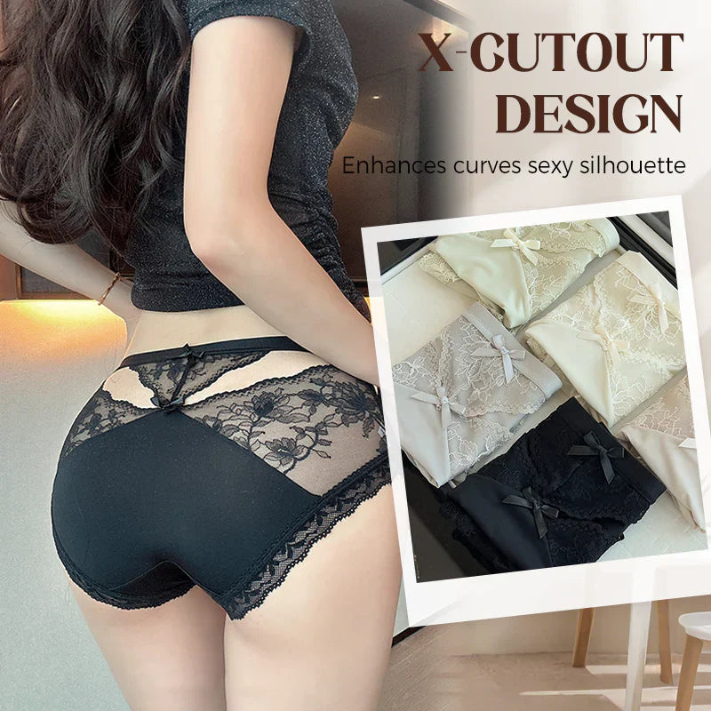 📢📢 Flash Sale⚡: Ends in 3 hours!⏰⏰ Women's Soft Lace Panties, Mid Rise