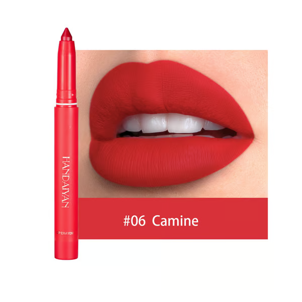 Say Goodbye to Smudges! 💄 Rotating Matte Lipstick Pencils – Long-Lasting, Sharpenable & On Sale Now!