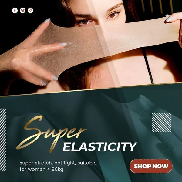 🔥Pearlescent Silk Stockings Sexy Nylon Pantyhose