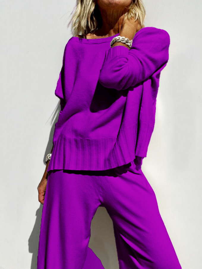 ⏰ LAST DAY SAVE 49% 💥Hot Sale Soft Cashmere Casual Sweater Suit