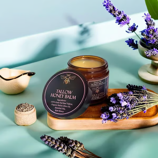 ⏳Last Day Promotion 49% OFF-Organic Grass-Fed Beef Tallow Balm with Raw Honey