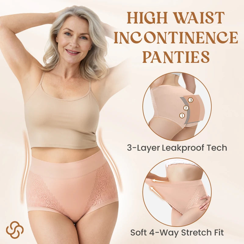 🔥2025 Elegant, Comfortable High-Waist Leakproof Panties for Seniors