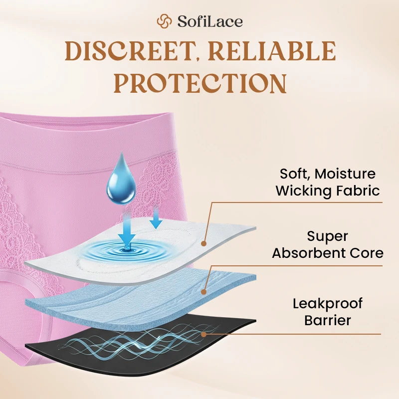 🔥2025 Elegant, Comfortable High-Waist Leakproof Panties for Seniors