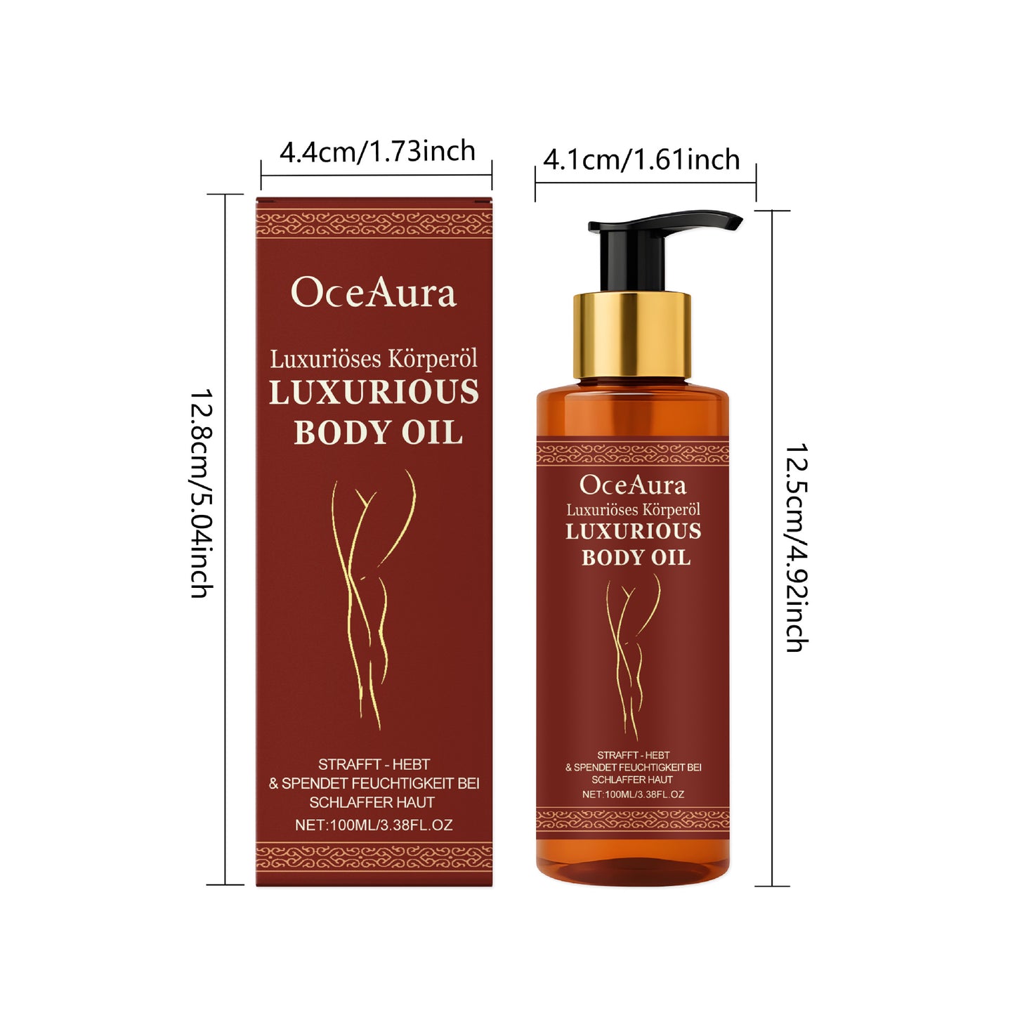 Raffermit la peau affaissée jusqu'à 98 % en 24 heures.——LUXURIOUS BODY OIL
