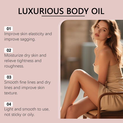 Raffermit la peau affaissée jusqu'à 98 % en 24 heures.——LUXURIOUS BODY OIL